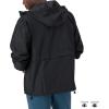 imageChampion Mens Jacket Stadium FullZip Jacket Wind Resistant Water Resistant Jacket For MenBlack Small Script