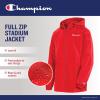 imageChampion Mens Jacket Stadium FullZip Jacket Wind Resistant Water Resistant Jacket For MenC Gold Small Script