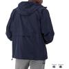 imageChampion Mens Jacket Stadium FullZip Jacket Wind Resistant Water Resistant Jacket For MenNavy Small Script