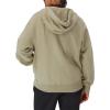 imageChampion Mens ZipUp Hoodie Reverse Weave Sweatshirt Fleece ZipUp Hoodie For MenWashed Khaki