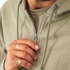 imageChampion Mens ZipUp Hoodie Reverse Weave Sweatshirt Fleece ZipUp Hoodie For MenWashed Khaki