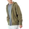 imageChampion Mens ZipUp Hoodie Reverse Weave Sweatshirt Fleece ZipUp Hoodie For MenWashed Outdoor Olive Green