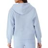 imageChampion womens Zipup Hoodie Reverse Weave Fleece Hoodie for Women With ZipperWashed Pewter Blue