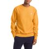 imageChampion Mens Crewneck Sweatshirt Reverse Weave Heavyweight Fleece Sweatshirt For MenC Gold Left Chest C