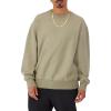 imageChampion Mens Crewneck Sweatshirt Reverse Weave Heavyweight Fleece Sweatshirt For MenWashed Khaki