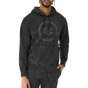 imageChampion Mens Hoodie Mineral Dye Graphic Hoodie Fleece Mens Hoodie SweatshirtBlack Rewriting the Playbook