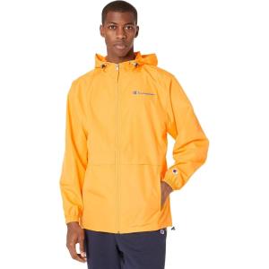 imageChampion Mens Jacket Stadium FullZip Jacket Wind Resistant Water Resistant Jacket For MenC Gold Small Script