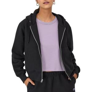 imageChampion womens Zipup Hoodie Reverse Weave Fleece Hoodie for Women With ZipperBlack