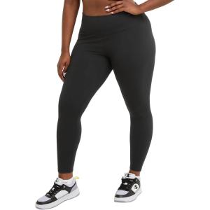 imageChampion Womens Leggings 78 Length Anti Odor Black Size 25 Plus SizeBlack