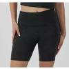 imageChampion Leggings Soft Touch Period Protection for Women 7quot ampamp 25quot Black Bike Short Medium