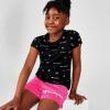imageChampion Girls Heritage Foldover Mesh Running Basketball Short 275 Inch InseamBubbly Pink