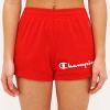 imageChampion Girls Heritage Foldover Mesh Running Basketball Short 275 Inch InseamVarsity Scarletmesh