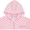 imageChampion Girls Hoodie Sweatshirt Zip Up Fleece Athletic Hoodie for Girl ClothingSweet Lilac Check