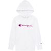 imageChampion Girls Hoodie Sweatshirt Zip Up Fleece Athletic Hoodie for Girl ClothingWhite Script