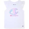 imageChampion Girls Shorts Sets 4 Piece Short Set for Girls Active ClothingHeather Greybright White