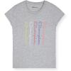 imageChampion Girls Tee Shirt for Kids Short Sleeve TShirt Girls TopsBright Pinkgray Heather