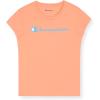 imageChampion Girls Tee Shirt for Kids Short Sleeve TShirt Girls TopsBright Whitepapaya Punch
