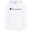 imageChampion Girls Hoodie Sweatshirt Zip Up Fleece Athletic Hoodie for Girl ClothingWhite Script
