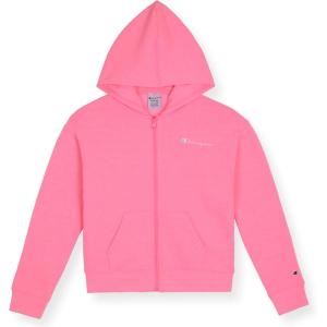 imageChampion Girls Hoodie Sweatshirt Zip Up Fleece Athletic Hoodie for Girl ClothingSignature Bright Pink