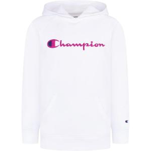 imageChampion Girls Hoodie Sweatshirt Zip Up Fleece Athletic Hoodie for Girl ClothingWhite Script