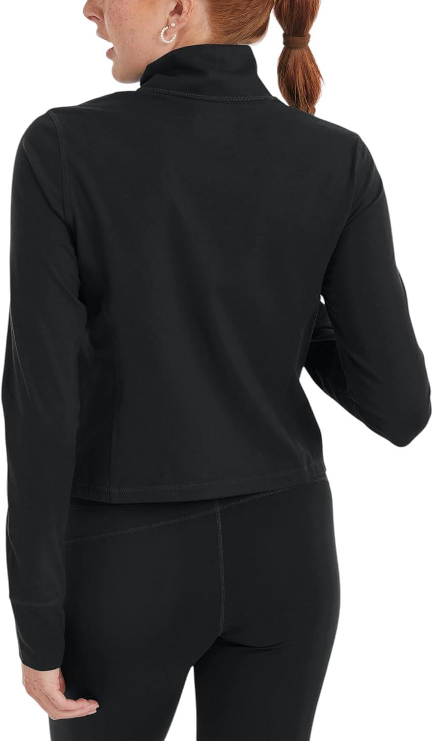 imageChampion Cardio Zip Moisture Wicking Anti Odor Jacket for WomenBlack