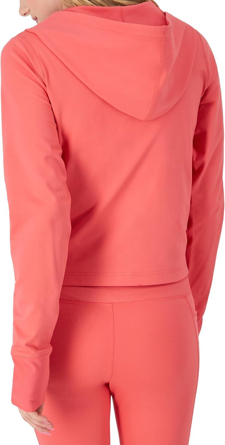 imageChampion WomenS Jacket Soft Touch Moisture Wicking ZipUp Athletic Jacket For WomenHigh Tide Coral