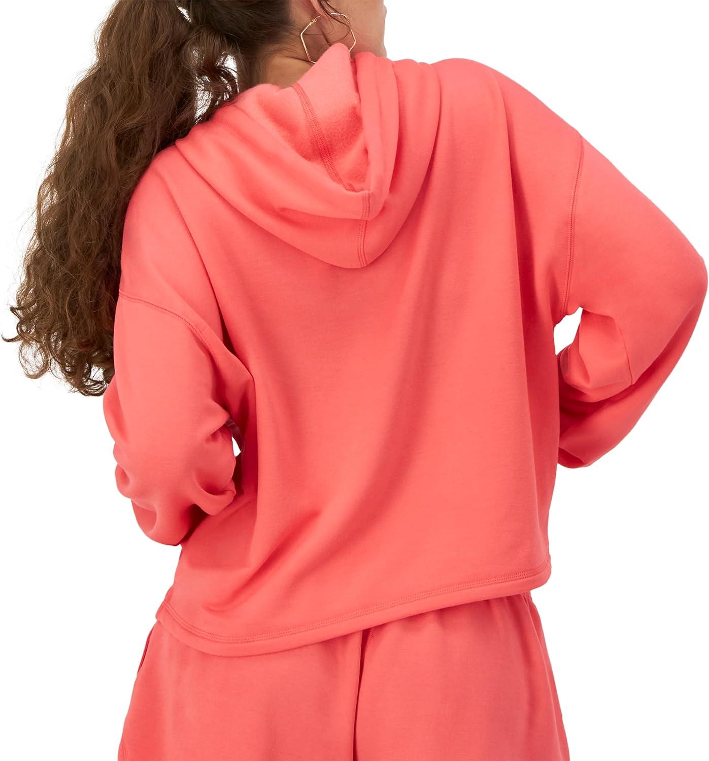 imageChampion Womens Soft Touch Pullover HoodieHigh Tide Coral C Logo