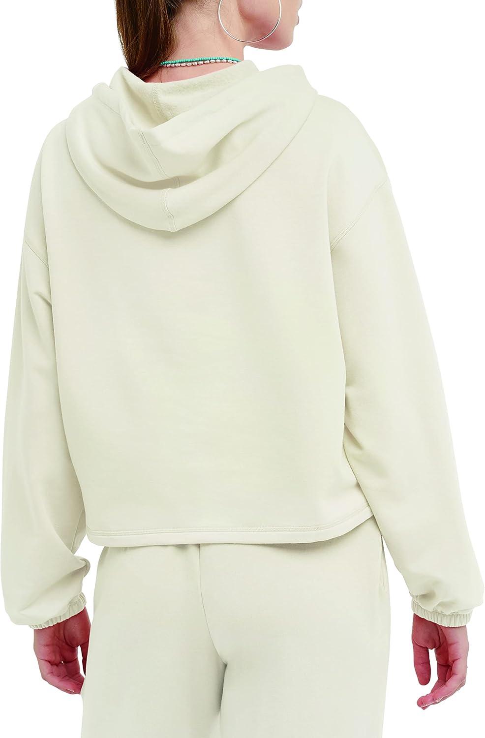 imageChampion Womens Soft Touch Pullover HoodieNatural C Logo