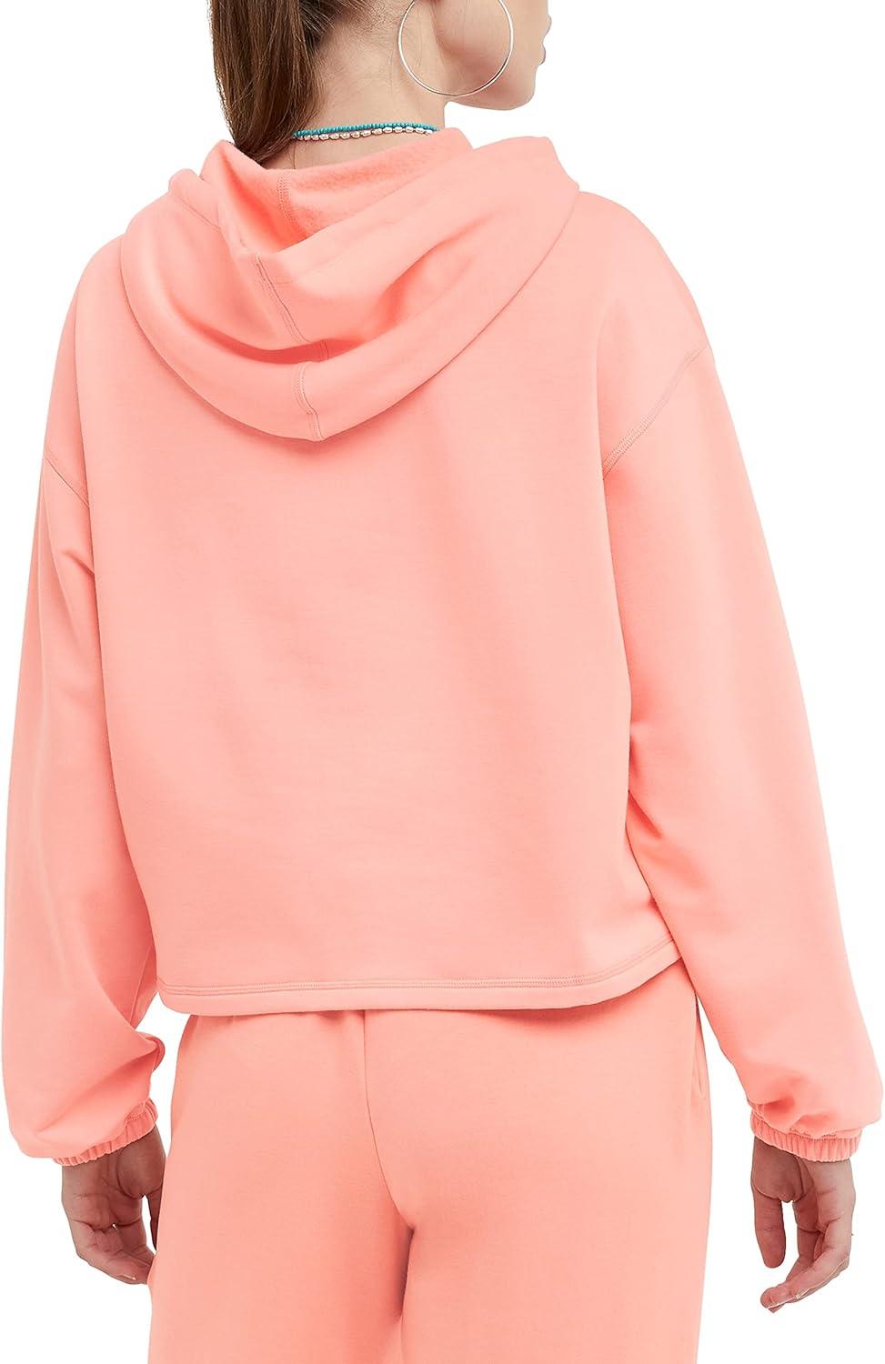 imageChampion Womens Soft Touch Pullover HoodieSugar Peach C Logo