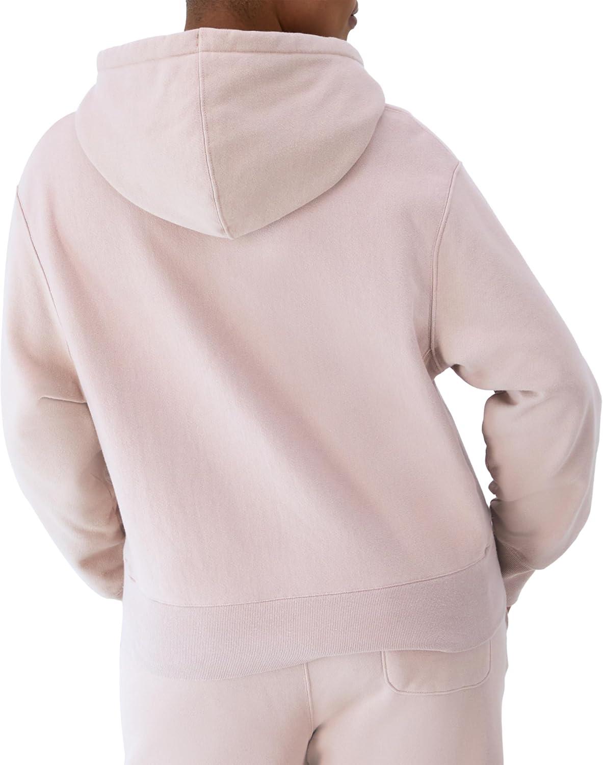 imageChampion Zip Reverse Weave Fleece Hoodie for Women with ZipperWashed Evening Blush