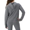 imageChampion WomenS Jacket Soft Touch Moisture Wicking ZipUp Athletic Jacket For WomenEbony Heather