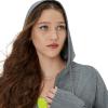 imageChampion WomenS Jacket Soft Touch Moisture Wicking ZipUp Athletic Jacket For WomenEbony Heather