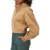 imageChampion Womens Jacket Campus Lightweight ZipUp Jacket with Mockneck For WomenC Interlock Tantalizing Tan