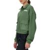 imageChampion Womens Jacket Campus Pique 14 Zip Pullover Jacket with Pockets For WomenNurture Green