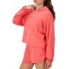 imageChampion Womens Soft Touch Pullover HoodieHigh Tide Coral C Logo