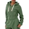 imageChampion Womens Sweatshirt Vintage Wash Hoodie ZipUp Hoodie with Vintage Wash For WomenNurture Green
