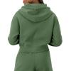 imageChampion Womens Sweatshirt Vintage Wash Hoodie ZipUp Hoodie with Vintage Wash For WomenNurture Green