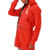 imageChampion Womens Sweatshirt Vintage Wash Hoodie ZipUp Hoodie with Vintage Wash For WomenSolar Crimson
