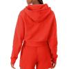imageChampion Womens Sweatshirt Vintage Wash Hoodie ZipUp Hoodie with Vintage Wash For WomenSolar Crimson