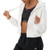imageChampion Womens Sweatshirt Vintage Wash Hoodie ZipUp Hoodie with Vintage Wash For WomenWhite