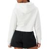 imageChampion Womens Sweatshirt Vintage Wash Hoodie ZipUp Hoodie with Vintage Wash For WomenWhite