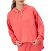 imageChampion Womens Soft Touch Pullover HoodieHigh Tide Coral C Logo