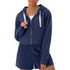 imageChampion Womens Sweatshirt Vintage Wash Hoodie ZipUp Hoodie with Vintage Wash For WomenBlown Glass Blue