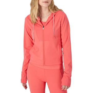 imageChampion WomenS Jacket Soft Touch Moisture Wicking ZipUp Athletic Jacket For WomenHigh Tide Coral