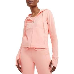 imageChampion WomenS Jacket Soft Touch Moisture Wicking ZipUp Athletic Jacket For WomenPink Star