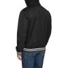 imageChampion Mens Lightweight Varsity Jacket with Jersey HoodBlack