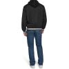 imageChampion Mens Lightweight Varsity Jacket with Jersey HoodBlack