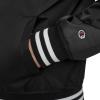 imageChampion Mens Lightweight Varsity Jacket with Jersey HoodBlack