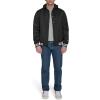 imageChampion Mens Lightweight Varsity Jacket with Jersey HoodBlack