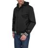 imageChampion Mens Lightweight Varsity Jacket with Jersey HoodBlack